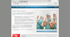 Desktop Screenshot of dermat.be